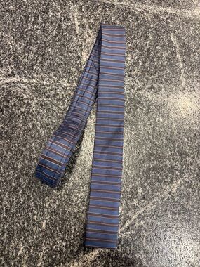 WRK Silk Striped Blue and Brown Men's Tie